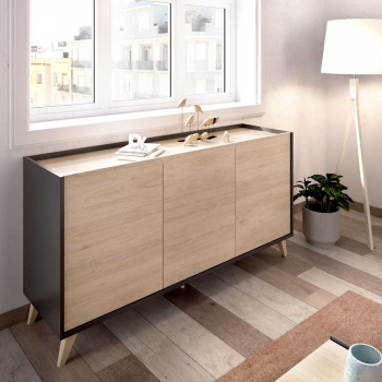 Credenza con vetrina economica nuova art. 6037A-6036A consegna  gratuita