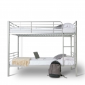 LETTO A CASTELLO METALLICO TWINS CON MATERASSI