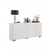 Credenza bianca con 4 porte